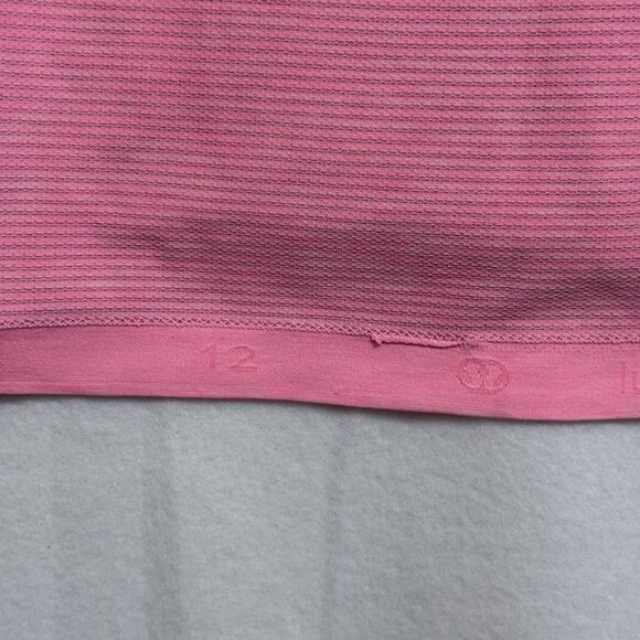 Lululemon Swiftly Tech Racerback Heathered Flash Light Tank Top Size 12 W1960S - Picture 3 of 11